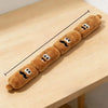 Sausage-Shaped Squeaky Dog Toy for Tug and Interactive Play