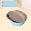 Oval Corrugated Cardboard Cat Scratcher Bed