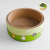 Oval Corrugated Cardboard Cat Scratcher Bed