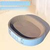 Oval Corrugated Cardboard Cat Scratcher Bed
