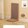 L-Shaped Vertical Kraft Paper Cat Scratcher for Cats
