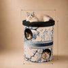 Three-Level Milk Tea Cup Cat Scratcher House