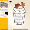 Wall-Mounted Self-Adhesive Cat Scratcher for Vertical Scratching