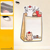 Wall-Mounted Self-Adhesive Cat Scratcher for Vertical Scratching