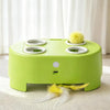 Electric Whack-a-Mole Cat Toy with Feather Teaser