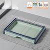 Dog Potty Tray with Wire Grid and Drawer