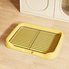 Elevated Dog Potty Tray with Steel Frame