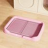 Elevated Dog Potty Tray with Steel Frame