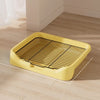 Elevated Dog Potty Tray with Steel Frame