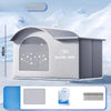 Enclosed Nylon Pet Bed for Cats and Dogs