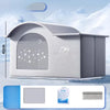 Enclosed Nylon Pet Bed for Cats and Dogs