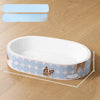 Deep Oval Cardboard Cat Scratcher Bed - p-00017