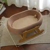 Low-Profile Cat Tree with Cat Bed and Sisal Scratcher