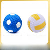 Squeaky Vinyl Dog Toy Balls for Small and Medium Dogs