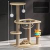 Wooden Space Capsule Cat Tree with Scratching Post