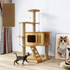 Cat Tree with Scratching Posts and a Hideaway