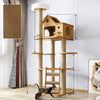 Cat Tree with Scratching Posts and a Hideaway