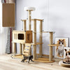 Cat Tree with Scratching Posts and a Hideaway