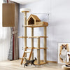 Cat Tree with Scratching Posts and a Hideaway