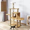 Cat Tree with Scratching Posts and a Hideaway