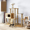 Cat Tree with Scratching Posts and a Hideaway