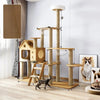 Cat Tree with Scratching Posts and a Hideaway