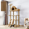 Cat Tree with Scratching Posts and a Hideaway