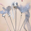 Feather Cat Teaser Toy Set with Bells