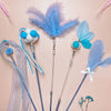 Feather Cat Teaser Toy Set with Bells