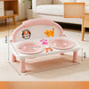 Raised Ceramic Double Pet Bowl Set