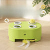 Interactive Electric Cat Toy with Feather and Fur Ball Accessories