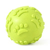 Paw Print Squeaky Ball Dog Toy