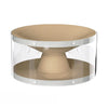 2-in-1 Corrugated Cardboard Cat Scratcher Bed with Tunnel