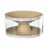 2-in-1 Corrugated Cardboard Cat Scratcher Bed with Tunnel