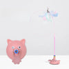 Suction Cup Cat Teaser Toy with Long Wand