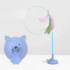 Suction Cup Cat Teaser Toy with Long Wand