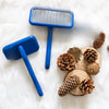 Wooden Air-Cushioned Pin Brush for Cats & Dogs