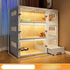 Multi-Level Cat Condo with Integrated Litter Box