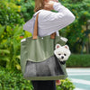 Adjustable Mesh Pet Carrier Bag for Cats and Dogs