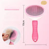 Self-Cleaning Pet Brush for Dogs & Cats, 3.8-Inch Wide Head