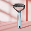 Double-Sided Dematting and Thinning Comb for Cats and Dogs