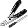 Stainless Steel Dog Nail Clippers with File for Medium & Large Dogs