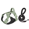 Adjustable Nylon Vest-Style Dog Harness with Leash