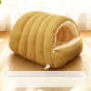 Semi-Enclosed EPE Foam Pet Bed for Cats & Dogs