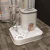 Automatic Dog and Cat Feeder with Water Bowl - p-00414