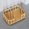 Elevated Solid Wood Pet Bed for Cats and Small Dogs