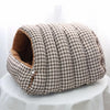 Enclosed Pet Bed for Cats & Small Dogs
