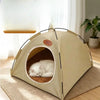 Semi-Enclosed Tent Pet Bed for Cats and Dogs - p-00086