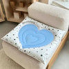 Heart-Patterned Gel Pet Mat for Dogs and Cats