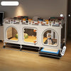 Indoor Pet Crate with Separate Toilet Tray